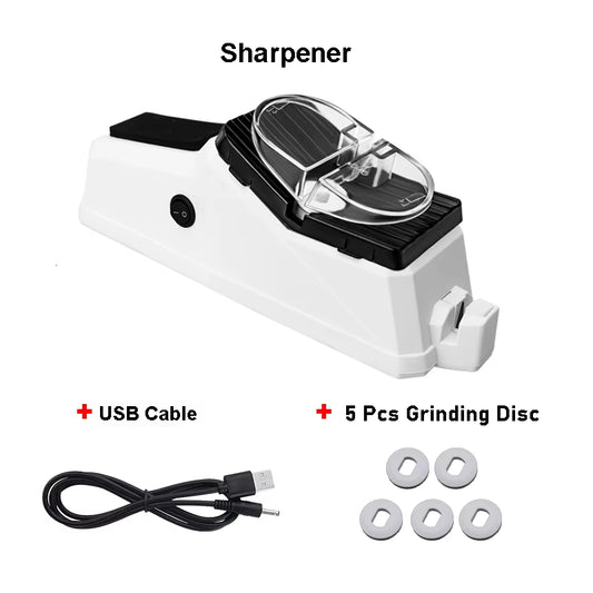 Electric Knife & Scissor Sharpener – Fast, Safe, and Effortless Precision