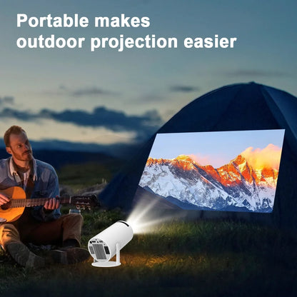 Mini HY300 Projector with Android 12 2GB RAM 16GB ROM WIFI 6, Max 4K, Bluetooth Video Projectors