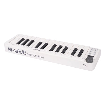Smk-25Mini MIDI Keyboard Rechargeable 25-Key MIDI Control Keyboard Instrument Mini Portable USB Keyboard MIDI Controller
